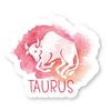 Taurus Zodiac Sticker | Vinyl Stickers