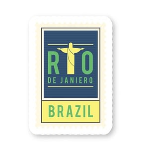 Brazil Sticker | Vinyl Stickers