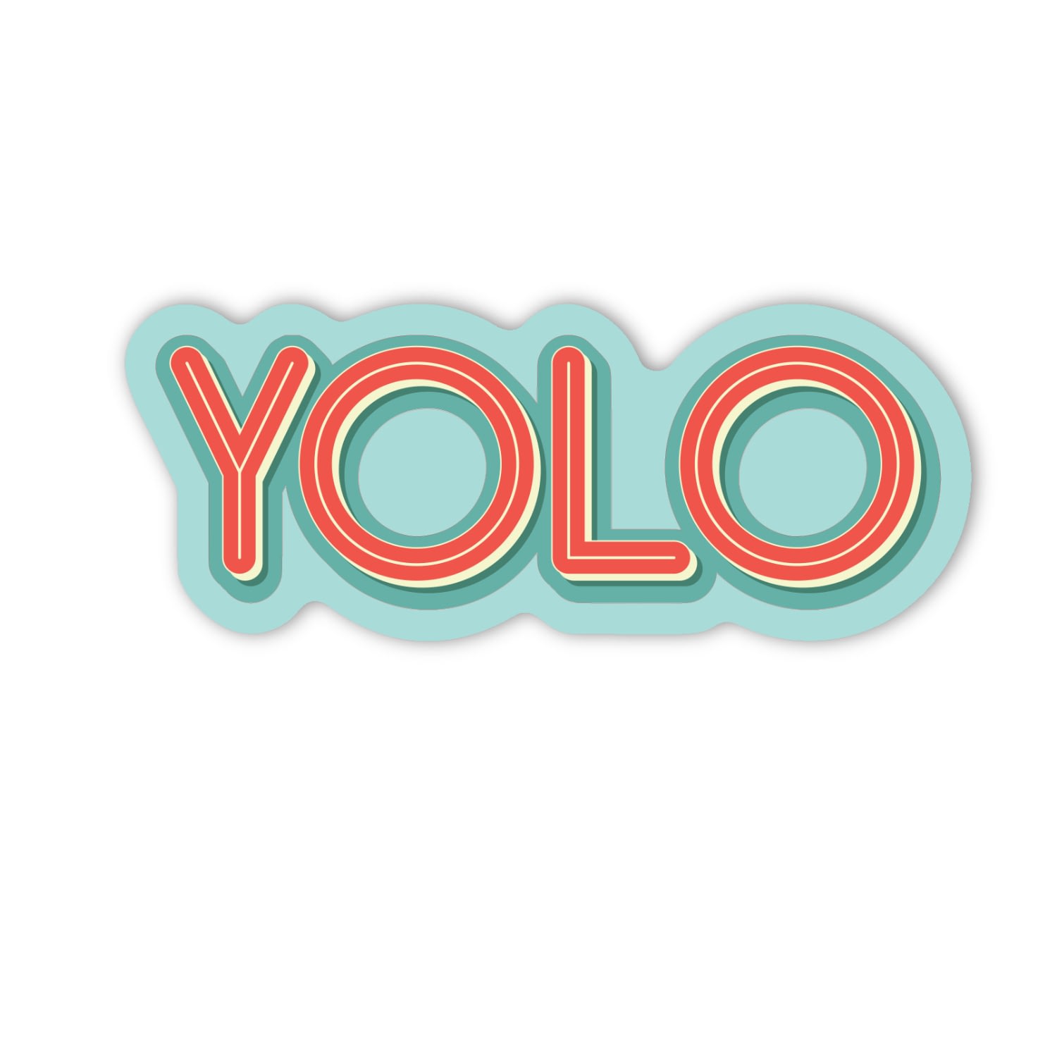  YOLO  Sticker  Vinyl Stickers  Seedhi Jalebi